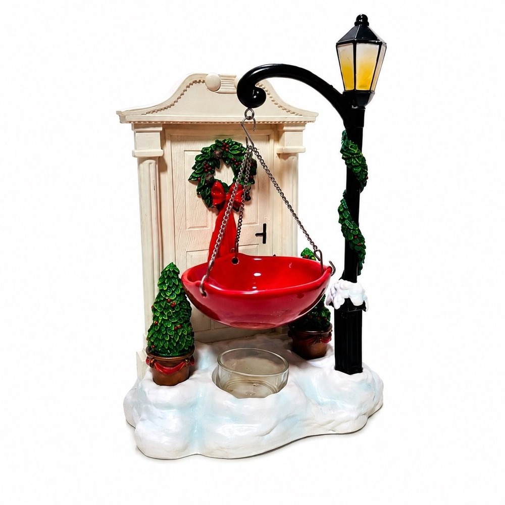 Yankee Candle Tea & Sweet Wreath Christmas Door Hanging Candle Warmer